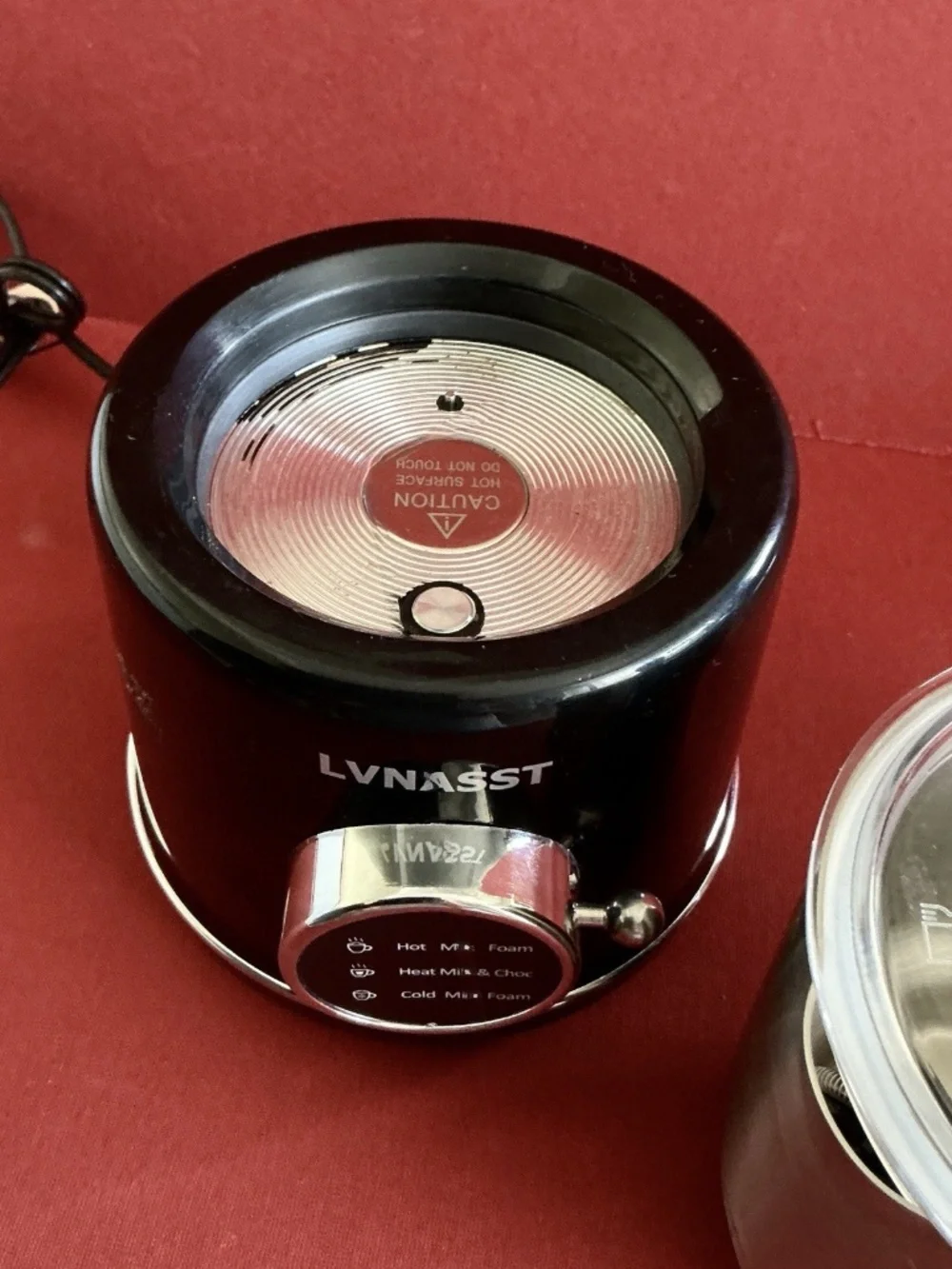 LVNASST Stainless Steel Milk Frother and Steamer,2oz Electric Milk Warmer/ Foam